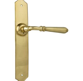 Tradco 0771 Reims Lever Passage Polished Brass 240x40mm 68mm(P)