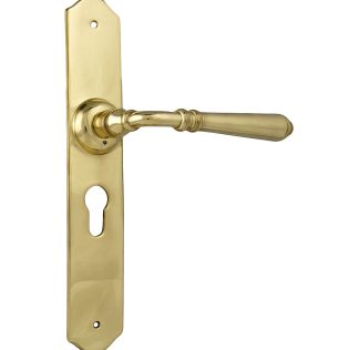 Tradco 0771E Reims Lever Euro Polished Brass 240x40mm 68mm(P)