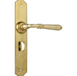 Tradco 0771P Reims Lever Privacy Polished Brass 240x40mm 68mm(P)