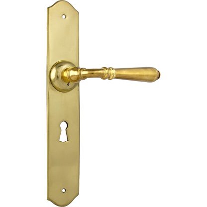 Tradco 0772 Reims Lever Lock Polished Brass 240x40mm 68mm(P)