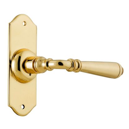 Tradco 0773 - Reims Lever Passage - Polished Brass - 110x40mm