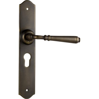 Tradco 0774E Reims Lever Euro Antique Brass 240x40mm 68mm(P)