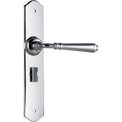Tradco 0777P Reims Lever Privacy Chrome Plate 240x40mm 68mm(P)