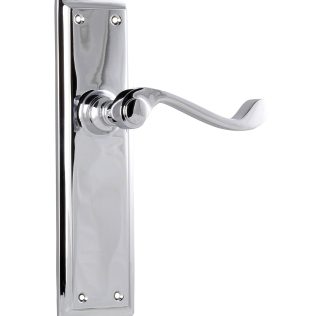 Door Lever Milton Latch Chrome Plated