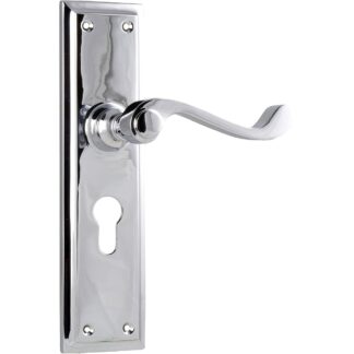 Door Lever Milton Euro Chrome Plated