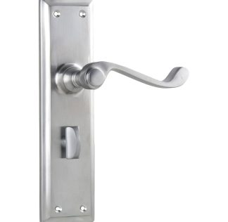 Door Lever Milton Privacy Satin Chrome