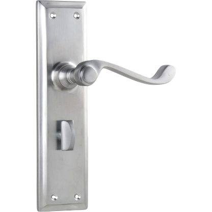 Door Lever Milton Privacy Satin Chrome