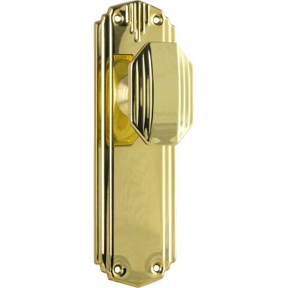 Tradco 0800 - Napier Knob Passage - Polished Brass - 178x54mm