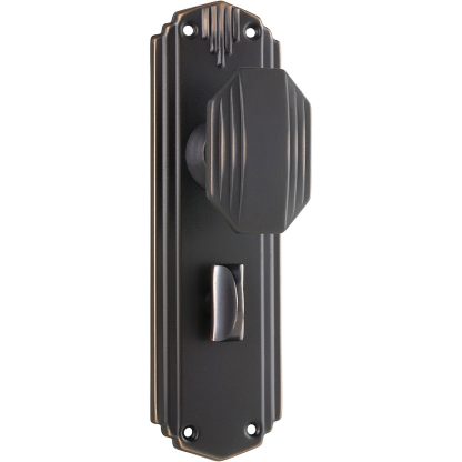 Tradco 0802P - Napier Knob Privacy - Antique Copper - 178x54mm