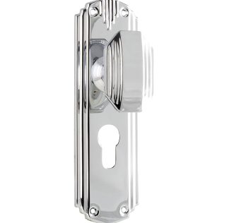 Tradco 0804E Napier Knob Euro Chrome Plate 178x54mm