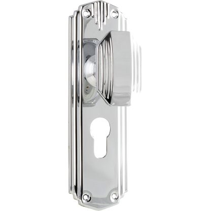 Tradco 0804E Napier Knob Euro Chrome Plate 178x54mm
