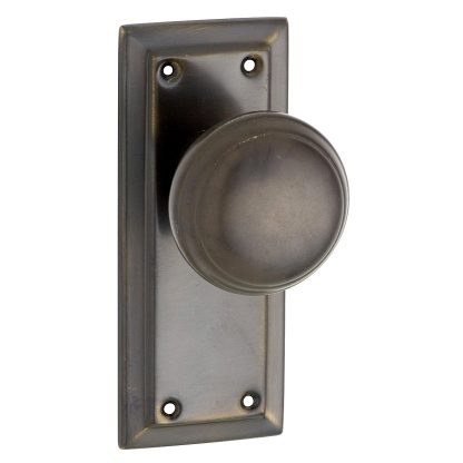 Tradco 0840 Richmond Knob Passage Antique Brass 125x50mm