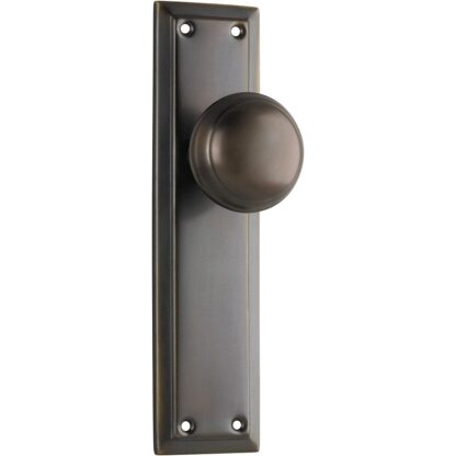 Tradco 0841 Richmond Knob Passage Antique Brass 200x50mm