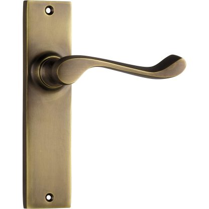 Tradco 0845 Fremantle Lever Passage Antique Brass 150x35mm 50mm(P)