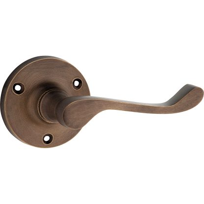 Tradco 0850 Victorian Lever on Rose Antique Brass 63mm 58mm(P)
