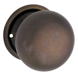 Tradco 0853 Mortice Knob Plain Antique Brass 54mm 48mm(P)
