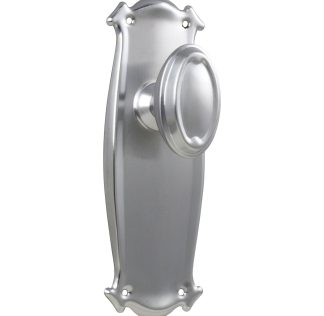 Tradco 0870 Bungalow Knob Passage Satin Chrome 197x68mm