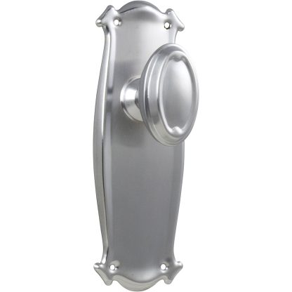 Tradco 0870 Bungalow Knob Passage Satin Chrome 197x68mm