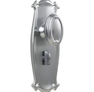 Tradco 0870P Bungalow Knob Privacy Satin Chrome 197x68mm