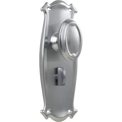 Tradco 0870P Bungalow Knob Privacy Satin Chrome 197x68mm