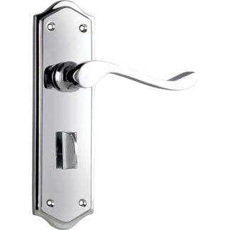 Tradco 0874P Henley Lever Privacy Chrome Plate 180x50mm 58mm(P)