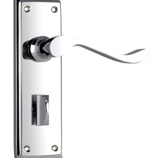 Tradco 0876P Camden Lever Privacy Chrome Plate 152x50mm 60mm(P)