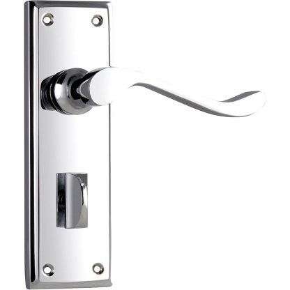 Tradco 0876P Camden Lever Privacy Chrome Plate 152x50mm 60mm(P)