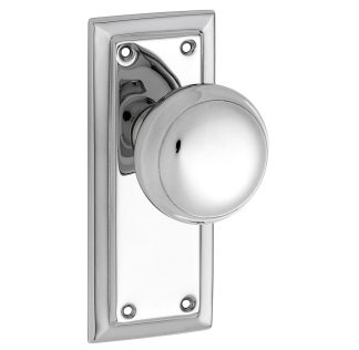 Tradco 0880 Richmond Knob Passage Chrome Plate 125x50mm