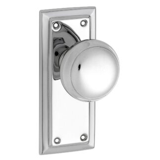 Tradco 0880 Richmond Knob Passage Chrome Plate 125x50mm