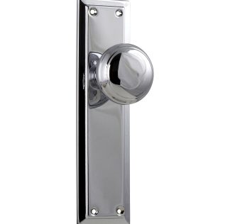 Tradco 0881 Richmond Knob Passage Chrome Plate 200x50mm