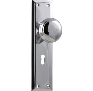 Tradco 0882 Richmond Knob Lock Chrome Plate 200x50mm