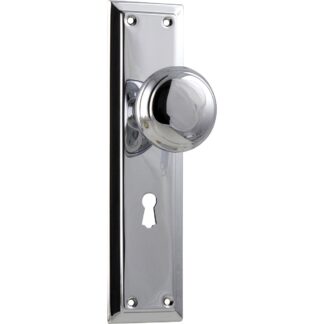 Tradco 0882 Richmond Knob Lock Chrome Plate 200x50mm