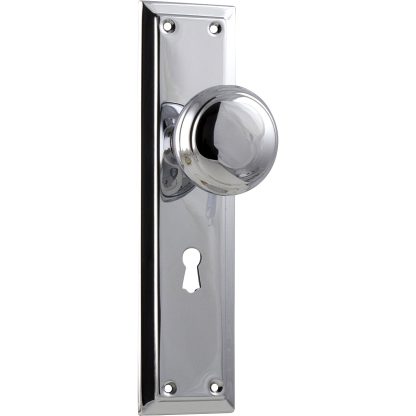 Tradco 0882 Richmond Knob Lock Chrome Plate 200x50mm