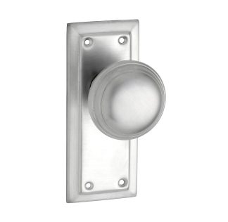 Tradco 0883 Richmond Knob Passage Satin Chrome 125x50mm