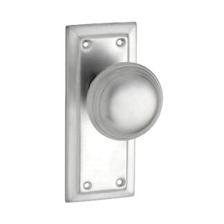 Tradco 0883 Richmond Knob Passage Satin Chrome 125x50mm