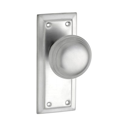 Tradco 0883 Richmond Knob Passage Satin Chrome 125x50mm