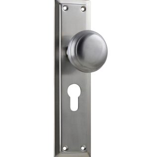 Tradco 0884E Richmond Knob Euro Satin Chrome 200x50mm