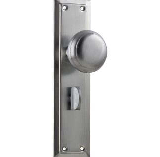 Tradco 0884P - Richmond Knob Privacy - Satin Chrome - 200x50mm