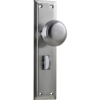 Tradco 0884P - Richmond Knob Privacy - Satin Chrome - 200x50mm