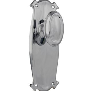 Tradco 0886 Bungalow Knob Passage Chrome Plate 197x68mm