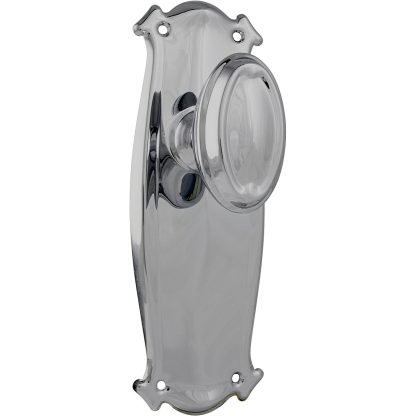 Tradco 0886 Bungalow Knob Passage Chrome Plate 197x68mm