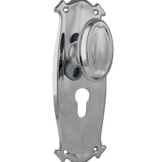 Tradco 0886E Bungalow Knob Euro Chrome Plate 197x68mm