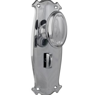 Tradco 0886P Bungalow Knob Privacy Chrome Plate 197x68mm