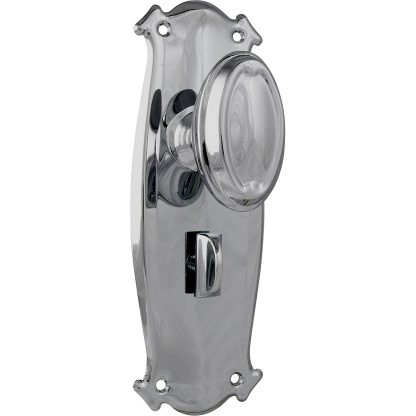 Tradco 0886P Bungalow Knob Privacy Chrome Plate 197x68mm