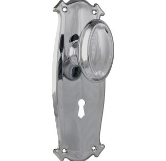 Tradco 0887 Bungalow Knob Lock Chrome Plate 197x68mm