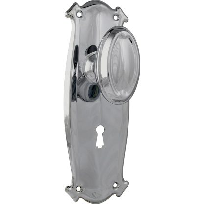 Tradco 0887 Bungalow Knob Lock Chrome Plate 197x68mm