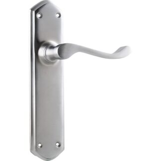 Tradco 0892 Windsor Lever Passage Satin Chrome 200x45mm 60mm(P)