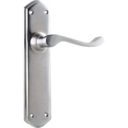 Tradco 0892 Windsor Lever Passage Satin Chrome 200x45mm 60mm(P)