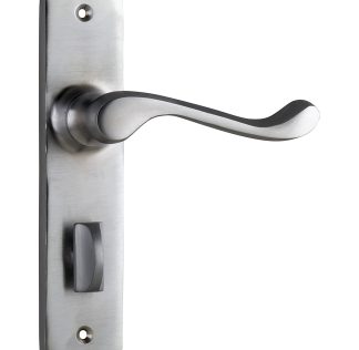 Tradco 0897P Fremantle Lever Privacy Satin Chrome 150x35mm 50mm(P)