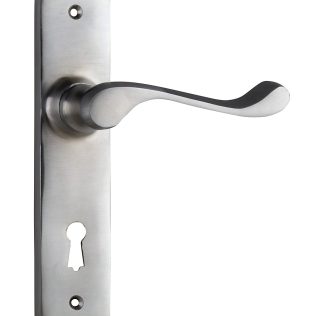 Tradco 0898 Fremantle Lever Lock Satin Chrome 150x35mm 50mm(P)